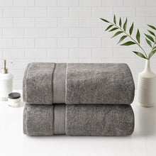 Load image into Gallery viewer, Madison Park Signature 800Gsm 100% Cotton Bath Sheet 2 Piece Set - 34X68&quot; MPS73-430
