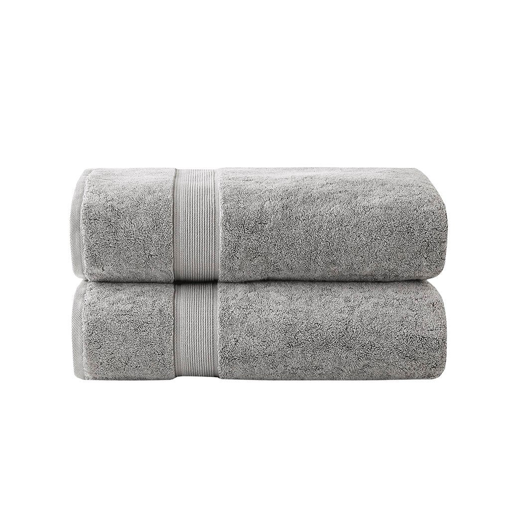 Madison Park Signature 800Gsm 100% Cotton Bath Sheet 2 Piece Set - 34X68