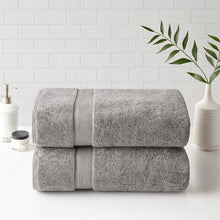 Load image into Gallery viewer, Madison Park Signature 800Gsm 100% Cotton Bath Sheet 2 Piece Set - 34X68&quot; MPS73-431
