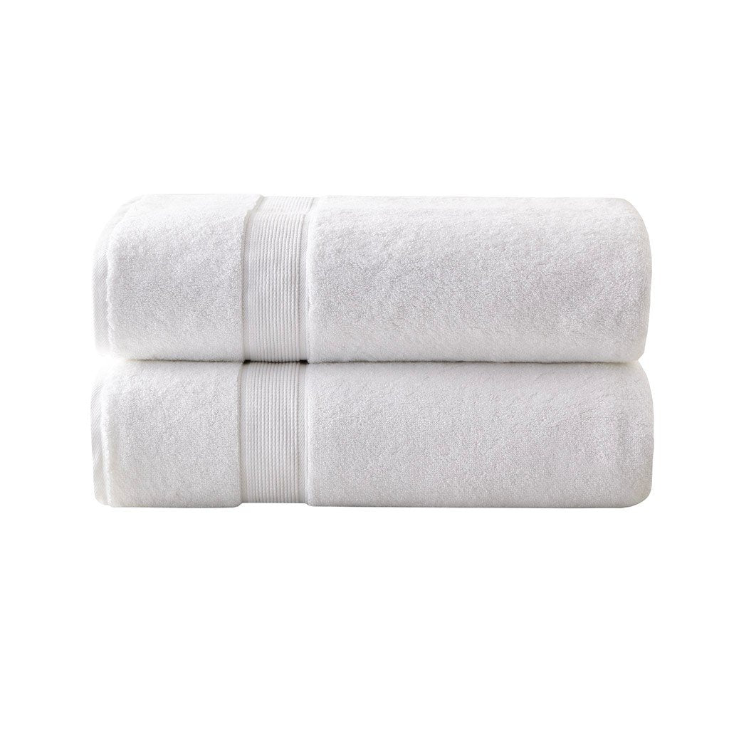 Madison Park Signature 800Gsm 100% Cotton Bath Sheet 2 Piece Set - 34X68