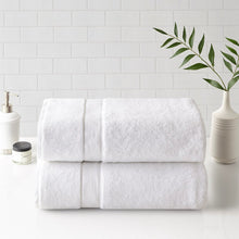 Load image into Gallery viewer, Madison Park Signature 800Gsm 100% Cotton Bath Sheet 2 Piece Set - 34X68&quot; MPS73-432
