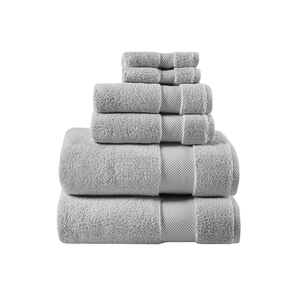 Madison Park Signature Splendor 1000Gsm 100% Cotton 6 Piece Towel Set MPS73-435