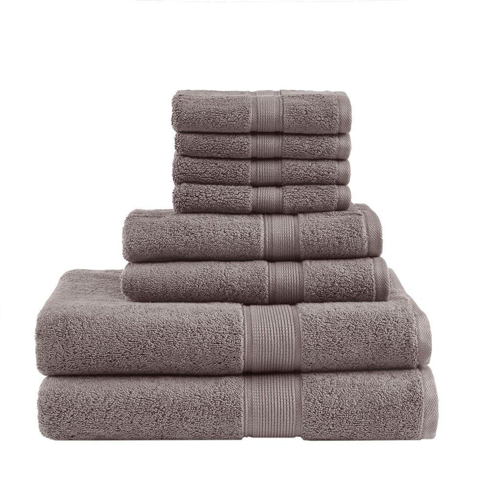 Madison Park Signature 800Gsm 100% Cotton 8 Piece Towel Set MPS73-441