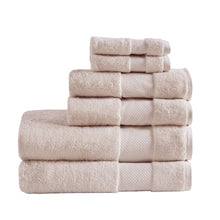 Load image into Gallery viewer, Madison Park Signature Turkish Cotton 6 Piece Bath Towel Set - 30X58&quot; MPS73-450
