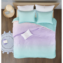 Load image into Gallery viewer, Mi Zone Glimmer Metallic Glitter Printed Reversible Duvet Cover Set - Full/Queen MZ12-0598

