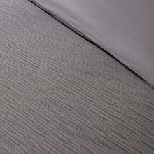 Load image into Gallery viewer, N Natori Hanae Cotton Blend Yarn Dyed 3 Piece Comforter Set - King NS10-3250
