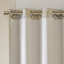 Load image into Gallery viewer, Julie Printed Botanical Blackout Window Panel (50x84) - Yellow SS40-0022 By Olliix
