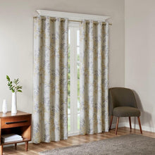 Load image into Gallery viewer, Julie Printed Botanical Blackout Window Panel (50x95) - Yellow SS40-0023 By Olliix
