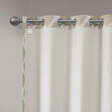 Load image into Gallery viewer, Blakesly Printed Ikat Blackout Window Panel (50x84) - Taupe SS40-0072 By Olliix
