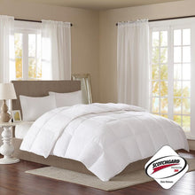 Load image into Gallery viewer, Cotton Sateen White Down Comforter W/ 3M Scotchgard -King TN10-0057 By Olliix
