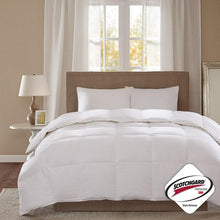 Load image into Gallery viewer, Cotton Sateen White Down Comforter W/ 3M Scotchgard -King TN10-0057 By Olliix
