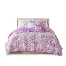 Load image into Gallery viewer, Urban Habitat Kids Lola Cotton Reversible Coverlet Set - Twin UHK13-0102
