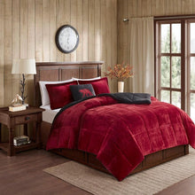 Load image into Gallery viewer, Plush To Sherpa Down Alternative Comforter Set -Full/Queen WR10-2065 By Olliix
