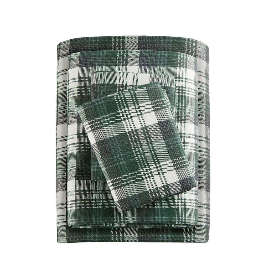 Woolrich Flannel Cotton Sheet Set - Queen WR20-1793 By Olliix