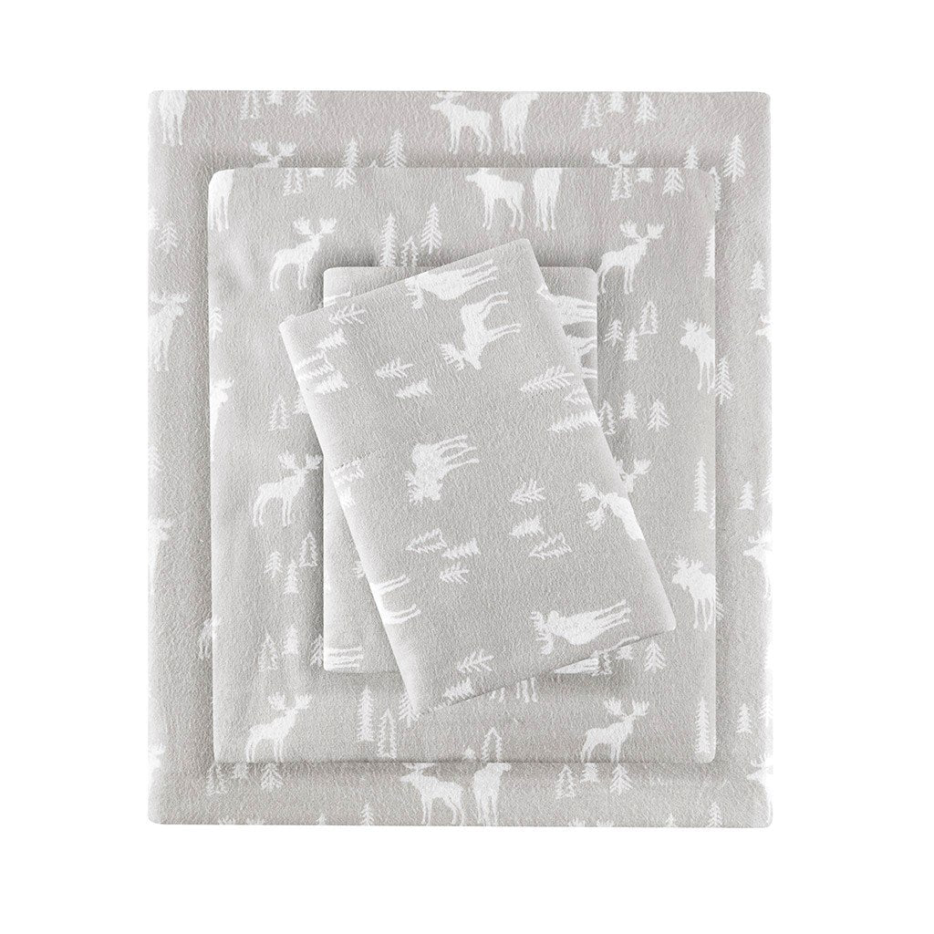 Woolrich Flannel Cotton Sheet Set - King WR20-2283 By Olliix