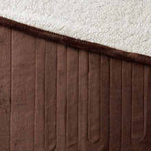 Load image into Gallery viewer, Woolrich Heated Plush To Berber Blanket - Twin WR54-1751 By Olliix
