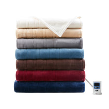 Load image into Gallery viewer, Woolrich Heated Plush To Berber Blanket - King WR54-1758 By Olliix

