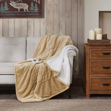Load image into Gallery viewer, Woolrich Heated Plush To Berber Throw - 60X70&quot; WR54-1769 By Olliix
