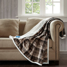 Load image into Gallery viewer, Woolrich Tasha Oversized Mink To Berber Heated Throw - 60X70&quot; WR54-1777
