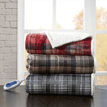 Load image into Gallery viewer, Woolrich Tasha Oversized Mink To Berber Heated Throw - 60X70&quot; WR54-1777
