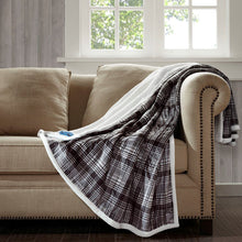 Load image into Gallery viewer, Woolrich Tasha Oversized Mink To Berber Heated Throw - 60X70&quot; WR54-1894
