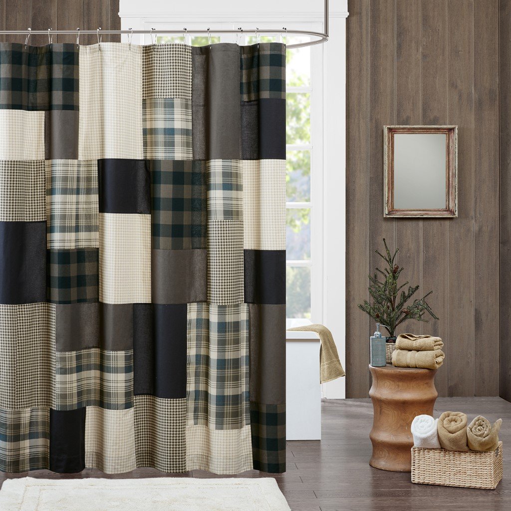 Woolrich Winter Hills 100% Cotton Shower Curtain - 72X72