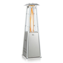 Load image into Gallery viewer, 9500 BTU Portable Stainless Steel Tabletop Patio Heater with Glass Tube
