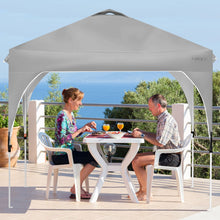 Load image into Gallery viewer, 10&#39; x 10&#39; Outdoor Pop-up Camping Canopy Tent with Roller Bag-Gray
