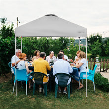 Load image into Gallery viewer, 6.6&#39; x 6.6&#39; Outdoor Pop Up Camping Canopy Tent with Roller Bag-Gray
