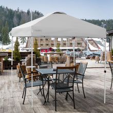 Load image into Gallery viewer, 6.6&#39; x 6.6&#39; Outdoor Pop Up Camping Canopy Tent with Roller Bag-Gray
