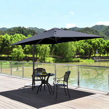 Load image into Gallery viewer, 10 x 10 Feet Patio Offset Cantilever Umbrella with Aluminum 360-degree Rotation Tilt-Navy
