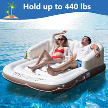 Load image into Gallery viewer, Inflatable Pool Float Lounge Swimming Raft
