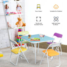 Load image into Gallery viewer, Set of 5 Multicolor Kids Table and Chairs
