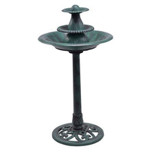 Load image into Gallery viewer, Reward-3 Tiers Outdoor Bird Decor Pedestal Water Fountain with Pump
