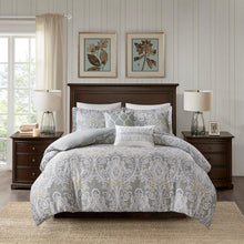 Load image into Gallery viewer, Harbor House 5 Piece Cotton Duvet Cover Set -Full/Queen Hh12-1687

