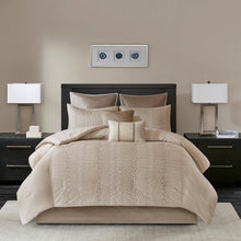 Load image into Gallery viewer, Madison Park 8 Piece Embroidered Comforter Set - Cal King Mp10-4690
