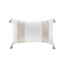 Load image into Gallery viewer, Embroidered Cotton Oblong Decorative Pillow -12X20'' Hh30-1694
