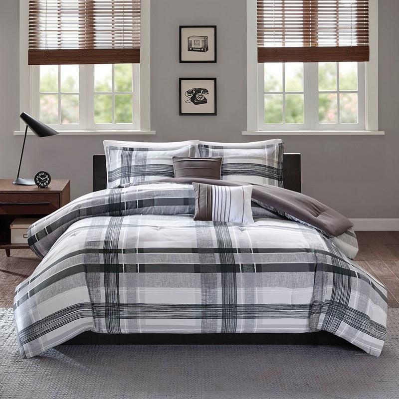 Intelligent Design Rudy Plaid Comforter Set -Full/Queen Id10-1330