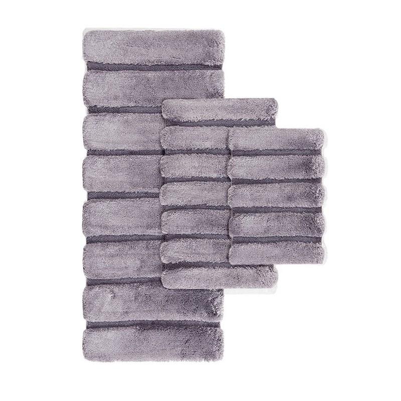 Madison Park Tufted Pearl Channel Rug -21X34