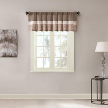 Load image into Gallery viewer, Madison Park Amherst Polyoni Pintuck Window Valance -50X18" MP41-2227 By Olliix
