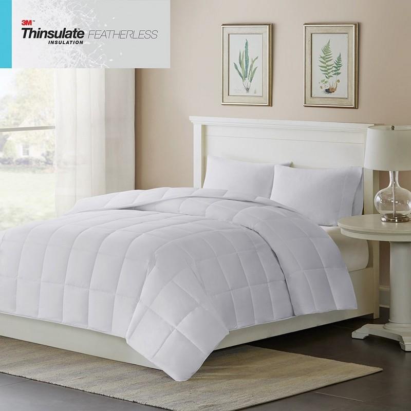 White Down Alternative 3M Thinsulate Comforter -King BASI10-0295 By Olliix