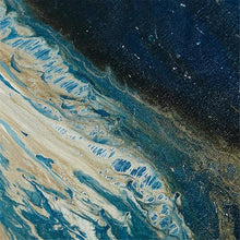 Load image into Gallery viewer, Ink Ivy Rolling Waves Gel Coated Canvas-Set Of Three II95C-0061 By Olliix

