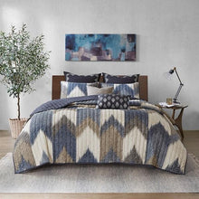Load image into Gallery viewer, Ink Ivy Alpine 3 Piece Printed Cotton Coverlet Set II13-1043 By Olliix
