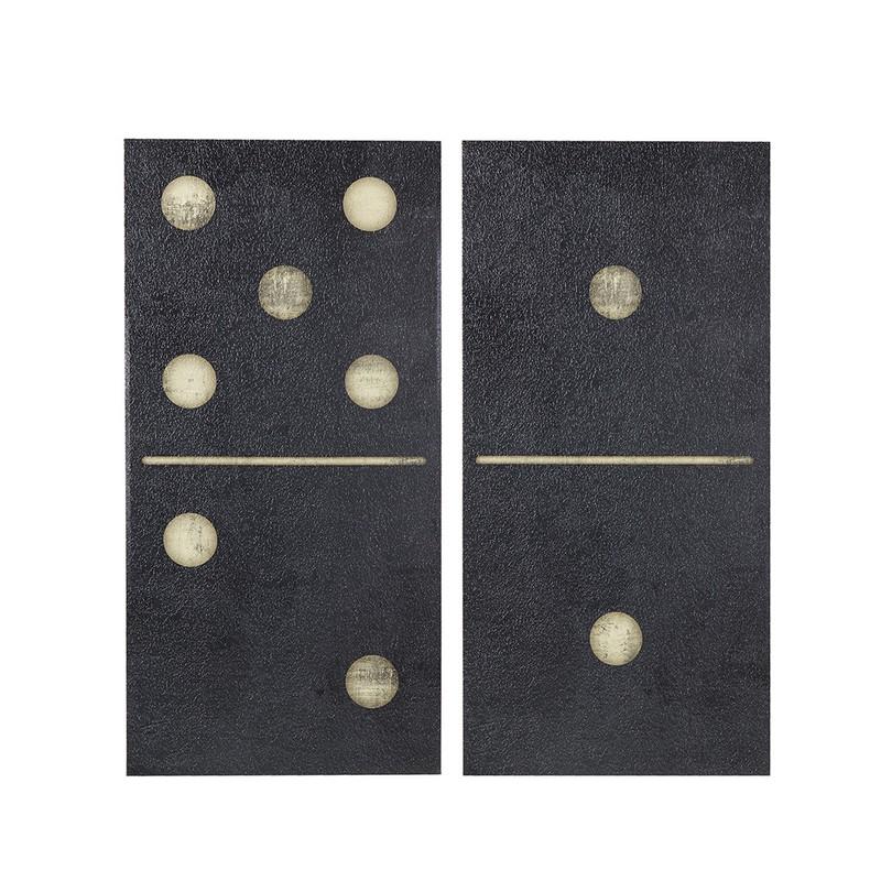 Ink Ivy 2 Piece Set Gel Coat Printed On Canvas II95C-0072 By Olliix