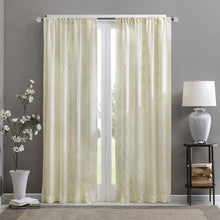 Load image into Gallery viewer, Madison Park Irina Diamond Sheer Window Curtain -95" Panel MP40-2333 By Olliix
