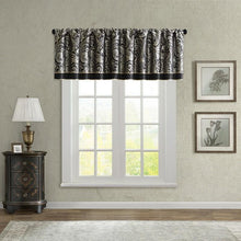 Load image into Gallery viewer, Madison Park Aubrey Jacquard Window Valance -50X18" MP41-1606 By Olliix
