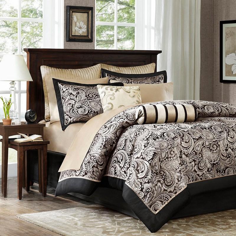 Madison Park Aubrey 12 Piece Complete Bed Set -Full MP10-2579 By Olliix