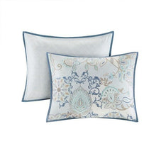 Load image into Gallery viewer, Madison Park Isla 8 Piece Cotton Printed Reversible Comforter Set By Olliix
