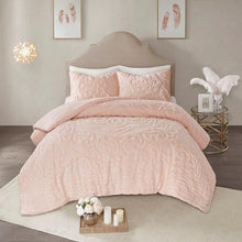 Load image into Gallery viewer, MP10-5878 Madison Park Laetitia 3-Piece Cotton Chenille Medallion Comforter Set By Olliix
