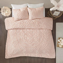 Load image into Gallery viewer, Madison Park Laetitia 3-Piece Cotton Chenille Medallion Duvet Cover Set By Olliix
